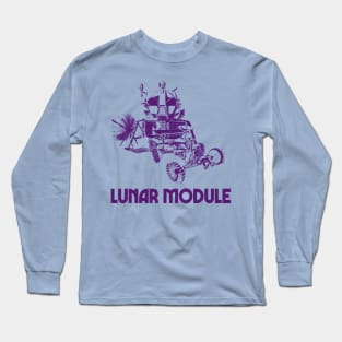 Apollo Lunar Module Tribute Design Long Sleeve T-Shirt